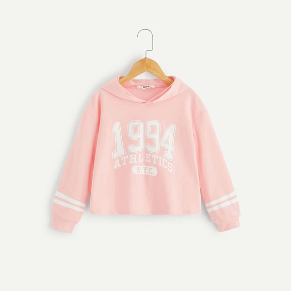

Girls Drop Shoulder Varsity Hoodie