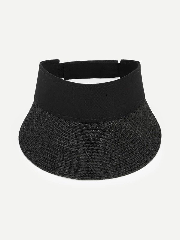 

Sun Visor Hat, Black