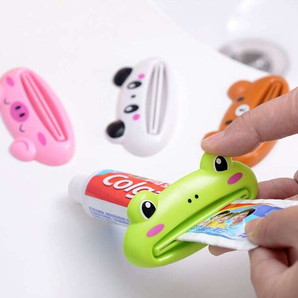 

Random Color Frog Toothpaste Squeezer 1pc, Multicolor