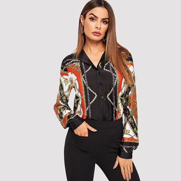 

Retro Print Shirt