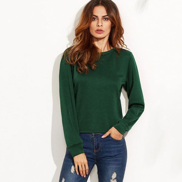 

Striped Tie Back Sweatshirt