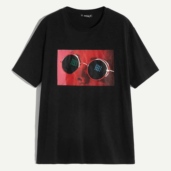 

Men Figure Print Tee