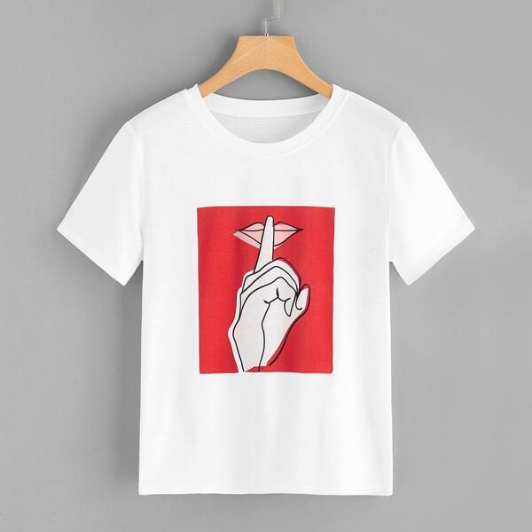 

Figure Print Tee