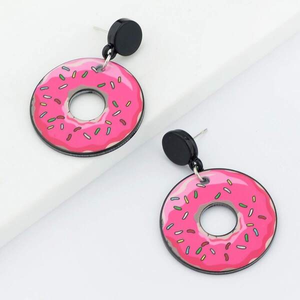

Original Donut Creative Earrings
