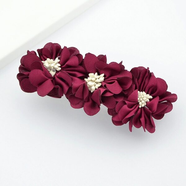 

Winered Artificial Flower Women Big Hairpins Accessories, Burgundy