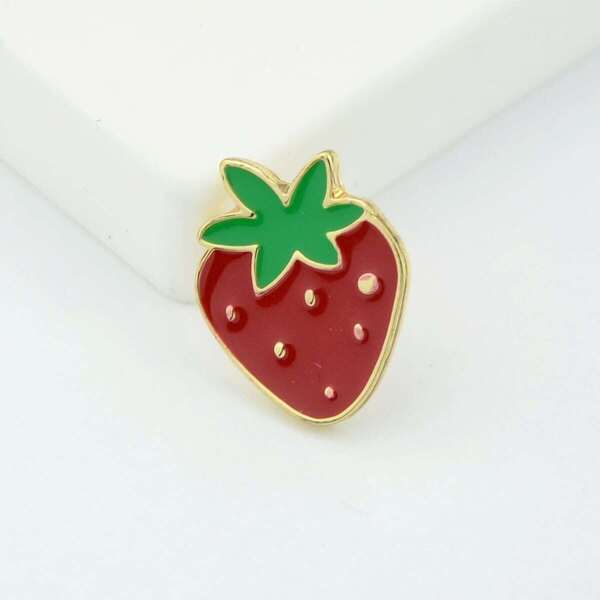 

Strawberry Shaped Brooch