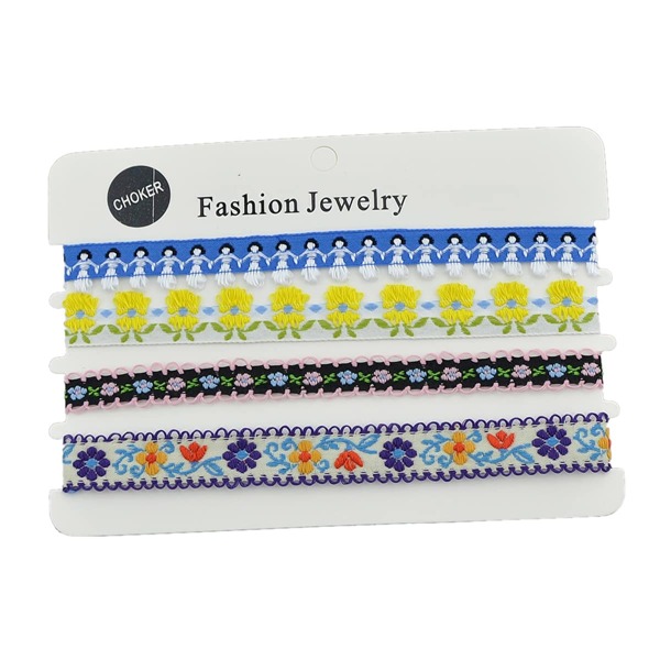 

4Pcs/Set Lace Choker Necklace