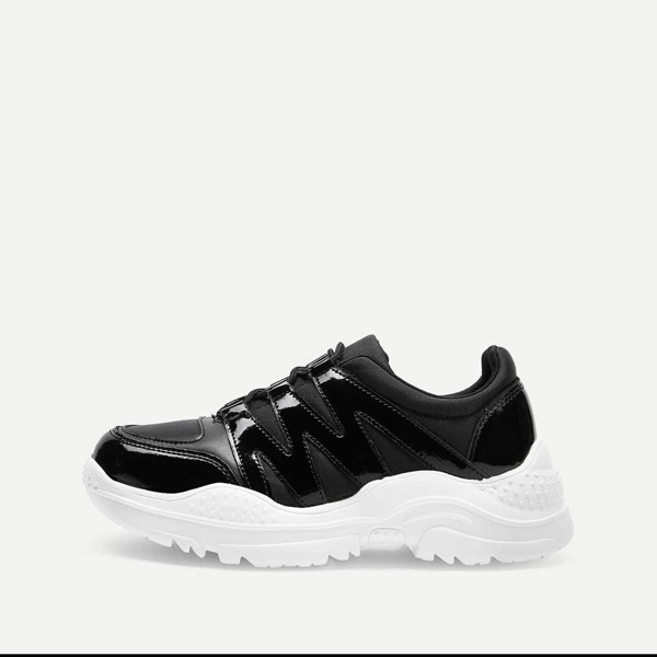 

Lace-up Chunky Sole Sneakers