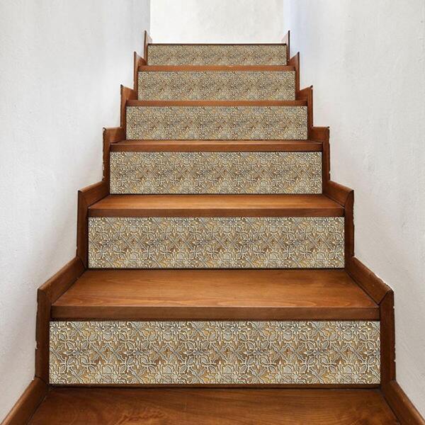 

Symmetrical Pattern Stairs Sticker 1pc