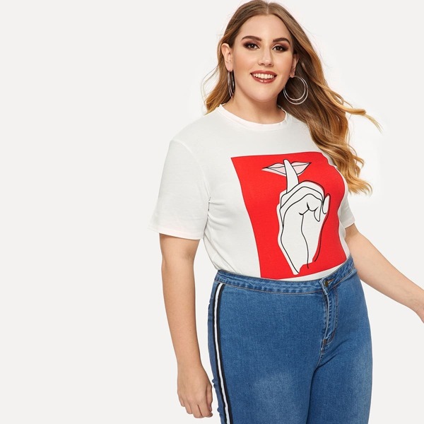 

Plus Lips Graphic Tee