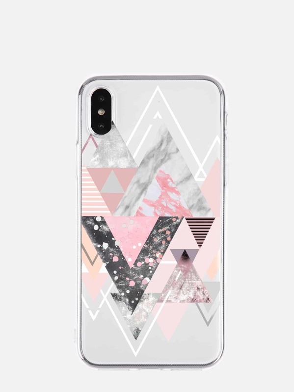 

Чехол для iPhone с треугольным узором, null