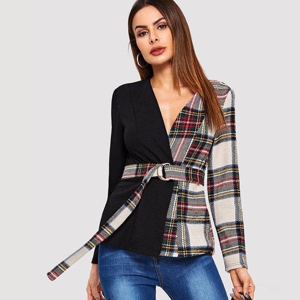

Cut and Sew D-Ring Belted Coat