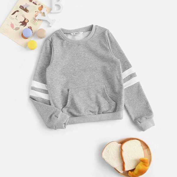 

Girls Pocket Front Varsity Pullover