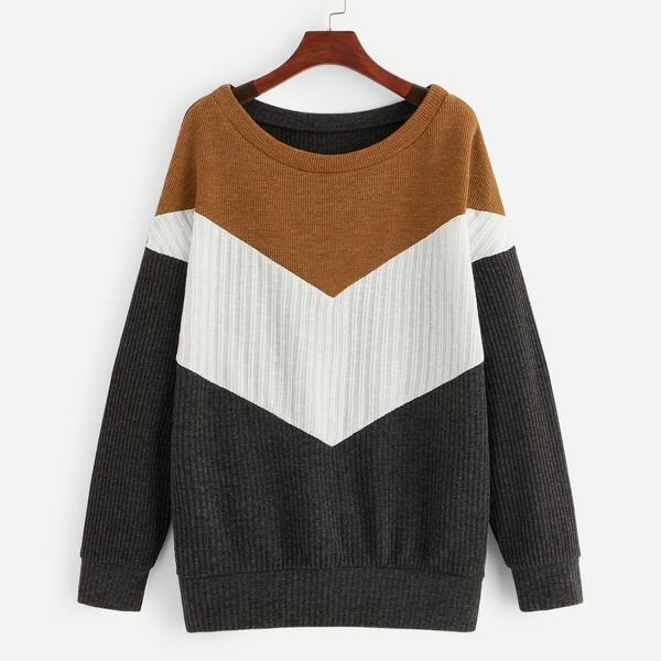 

Cut and Sew Drop Shoulder Sweater