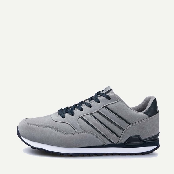 

Men Lace Up Suede Sneakers, Grey