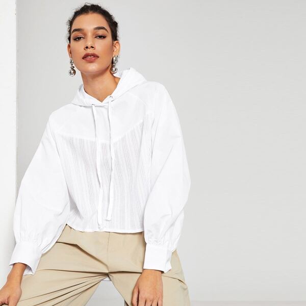 

Bishop Sleeve Raglan Sleeve Hoodie