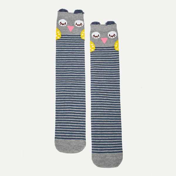 

Kids Striped Knee Length Socks, Multicolor