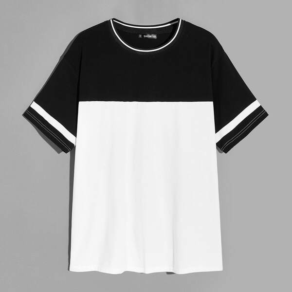 

Men Cut and Sew Ringer Tee