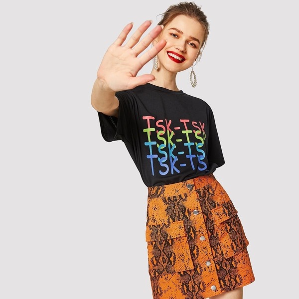 

Letter Print Tee