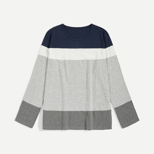 

Men Cut And Sew Panel Tee