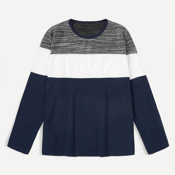 

Men Cut And Sew Panel Tee
