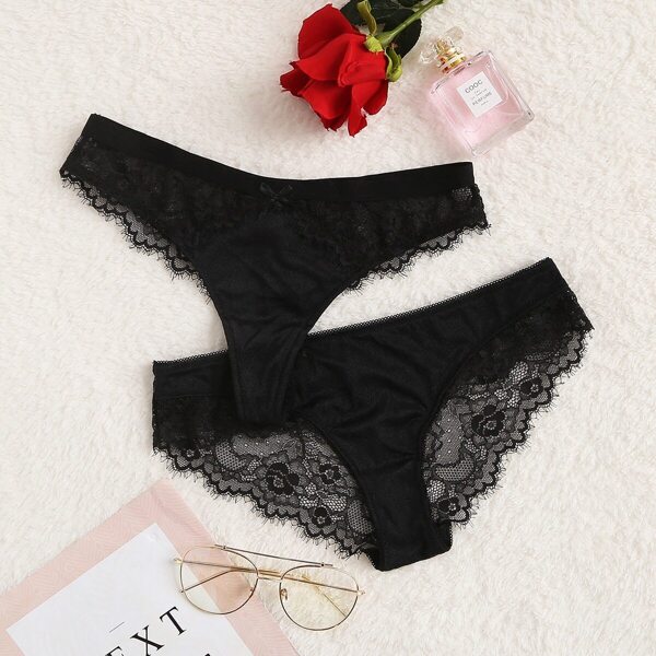 

Eyelash Lace Panty Set 2pack