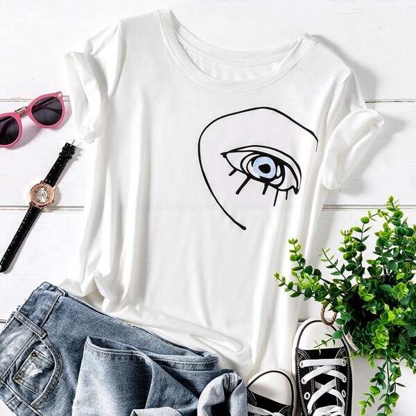 

Plus Eye Print Tee