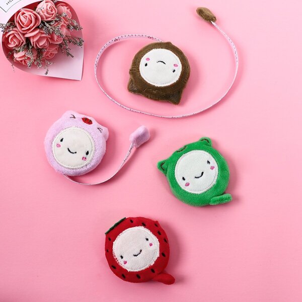 

Cartoon Plush Tape Measure 1pc, Multicolor