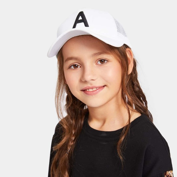 

Kids Letter Embroidery Baseball Cap