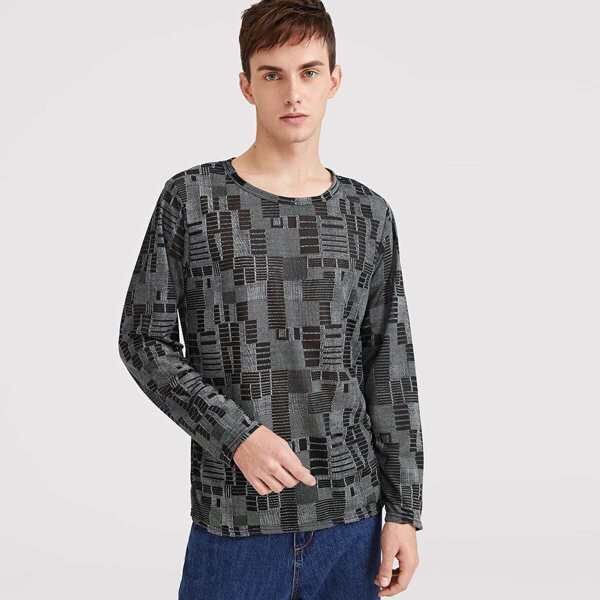 

Men Geo Print Tee