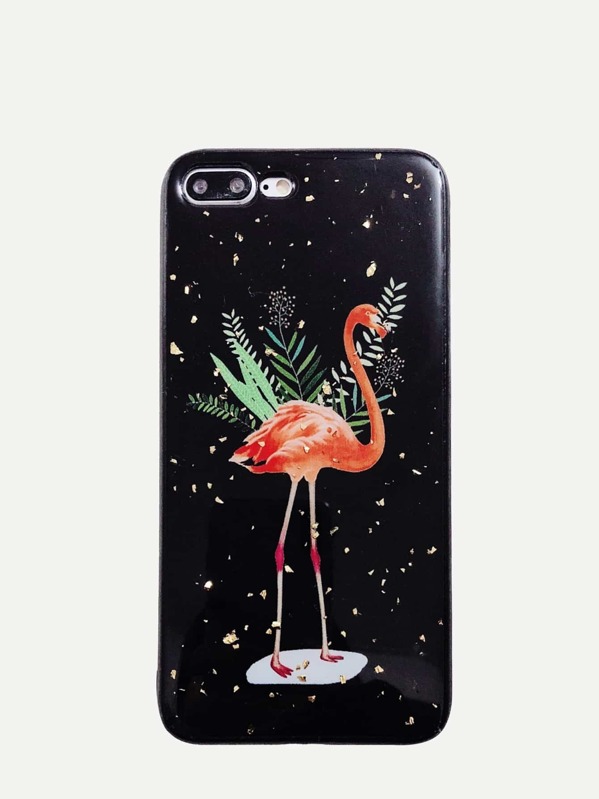

Чехол для iPhone с Фламинго, null