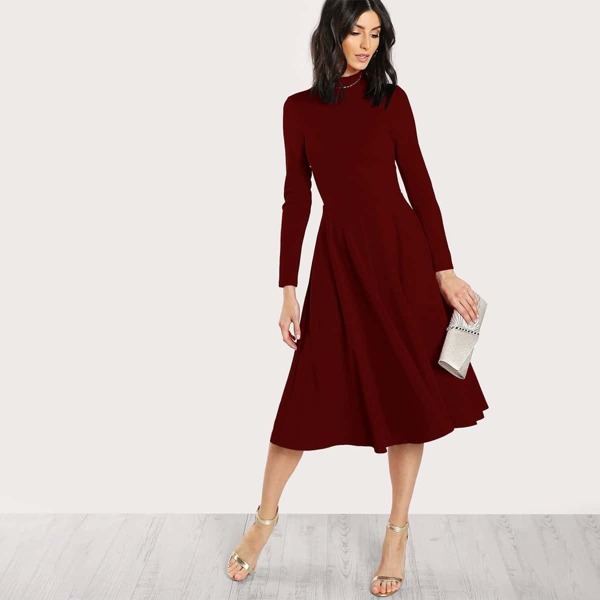 

Fit & Flare Midi Dress