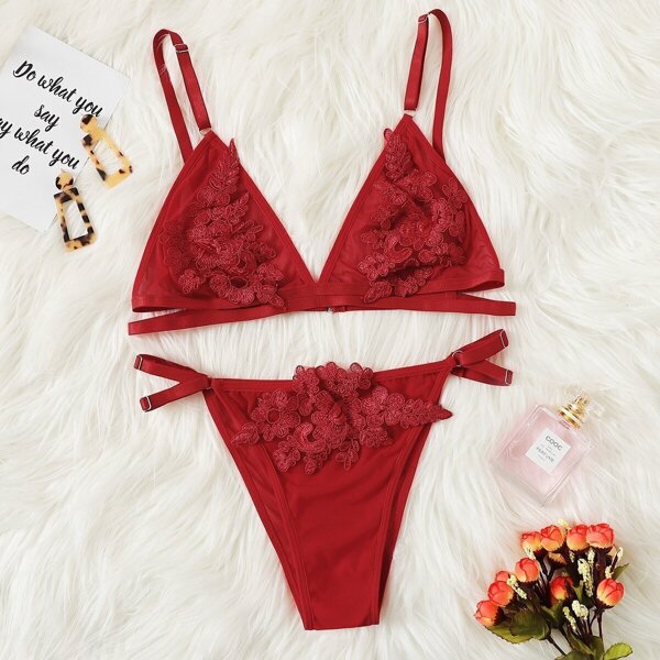 

Appliques Lingerie Set