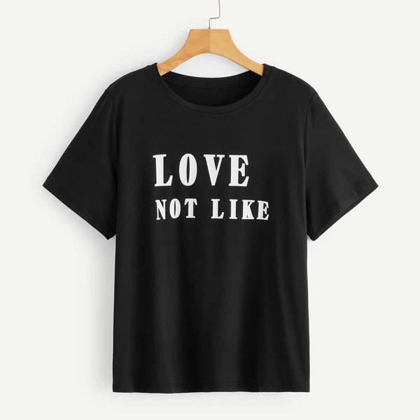 

Plus Letter Print Tee