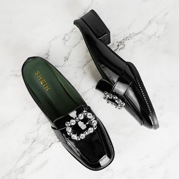 

Jewelled Decor Flat Mules