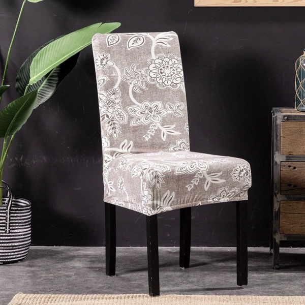 

Flower Print Stretchy Chair Cover