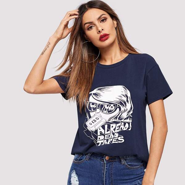 

Letter and Figure Tee