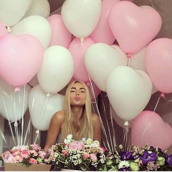 

Heart Shaped Balloon 20pcs, Multicolor