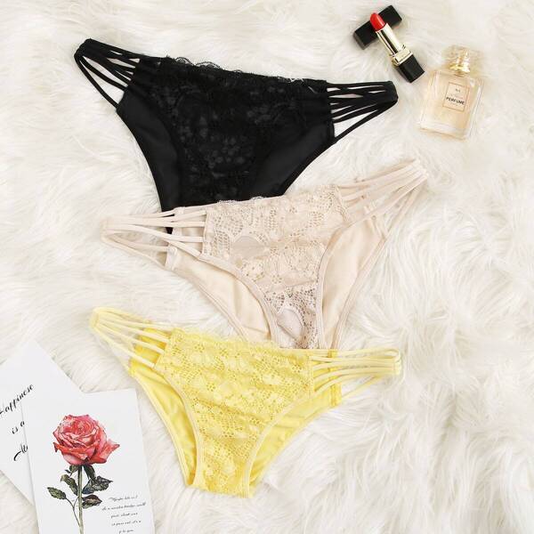 

Ladder Cut-out Panty Set 3pack
