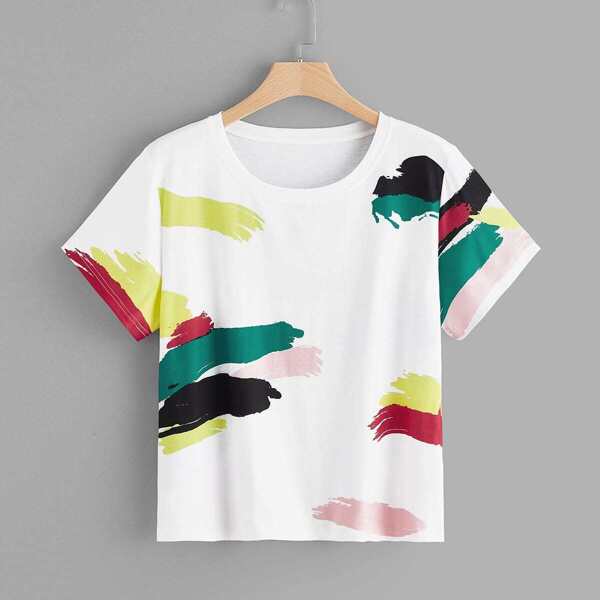 

Plus Paint Print Tee