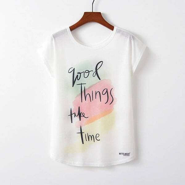 

Letter Print Tee