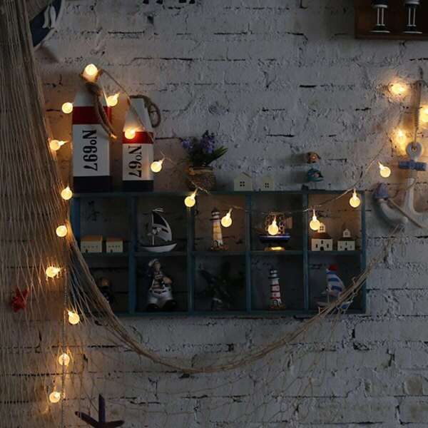 

20pcs Bulb String Light, Gold