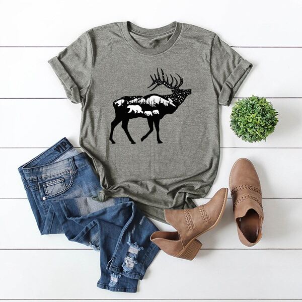 

Animal Print Tee