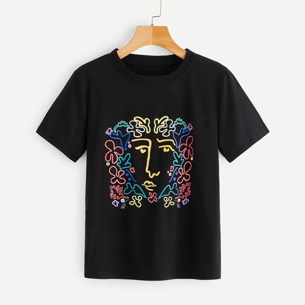 

Figure Print Tee