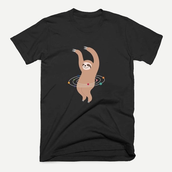 

Men Sloth Print Tee