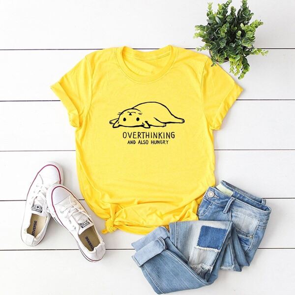 

Plus Letter And Cat Print Tee