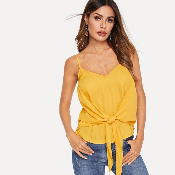 

Knot Front Cami Top