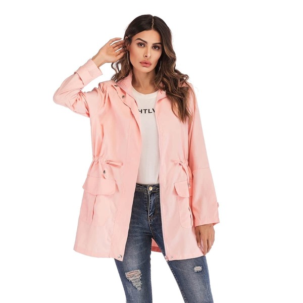 

Solid Drawstring Waist Coat