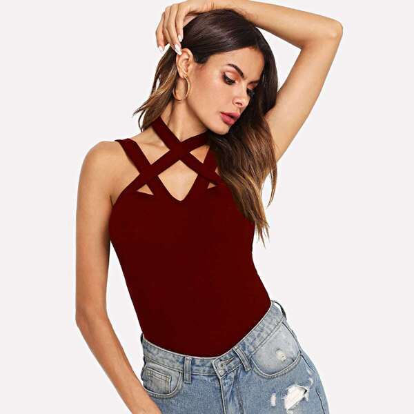 

Strappy Fitted Top