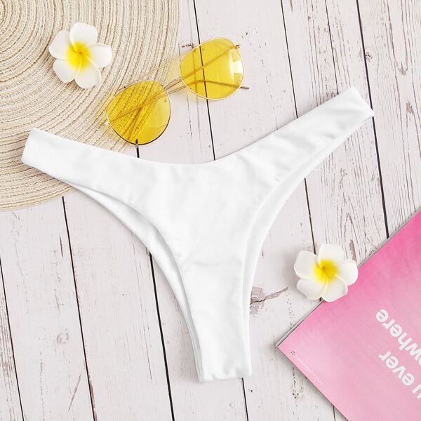 

Hipster Cheeky Swimming Panty, White